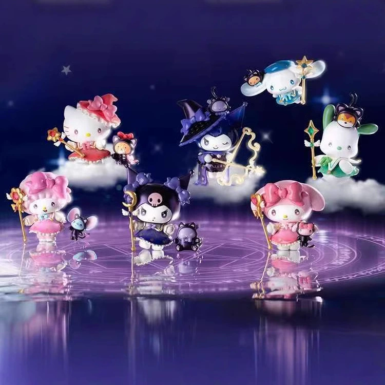 Подвесная плюшевая слепая коробка (Sanrio) — серия Angel Garden и персонажи, коллекционные мини-игрушки