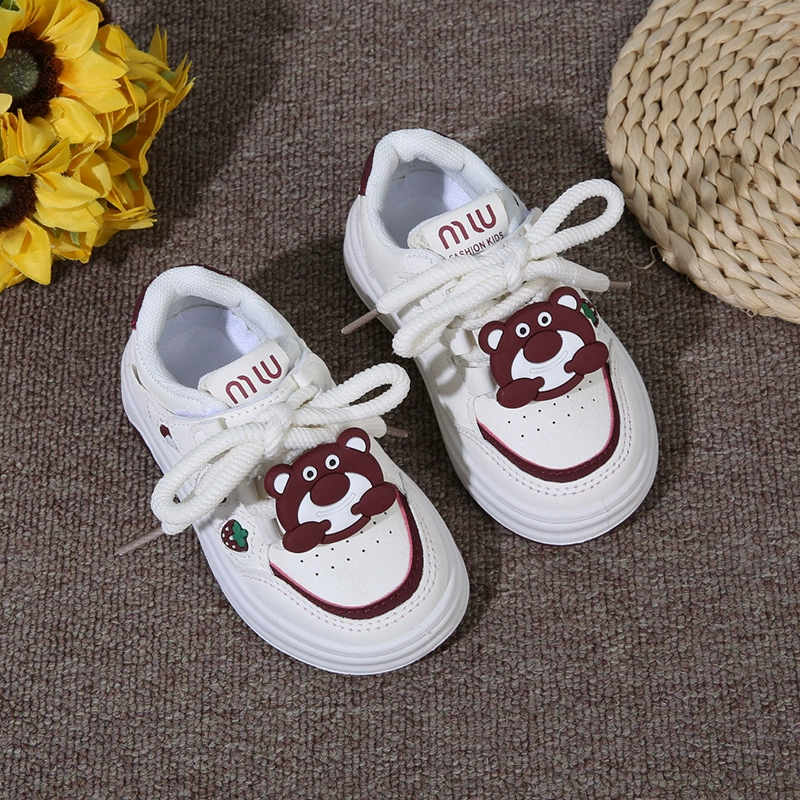 Детские кожаные туфли с панелями, весна-осень 2025, новые спортивные туфли для мальчиков, туфли для скейтборда для девочек, студенческие туфли на плоской подошве в корейском стиле, повседневная обувь