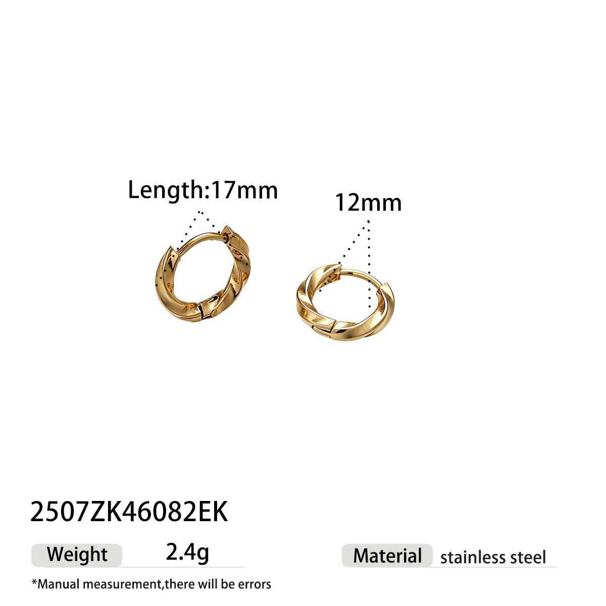 Taina europa y americana auriculares de acero inoxidable lujoso ligero estilo de moda personalidad de alta calidad torsión pendientes de acero de titanio transfronterizos auriculares de venta caliente