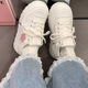 2025 Niche Breathable High-Value Thick-Soled Campus Fashion Women's Shoes New Small Fresh Vibe Style White Shoes