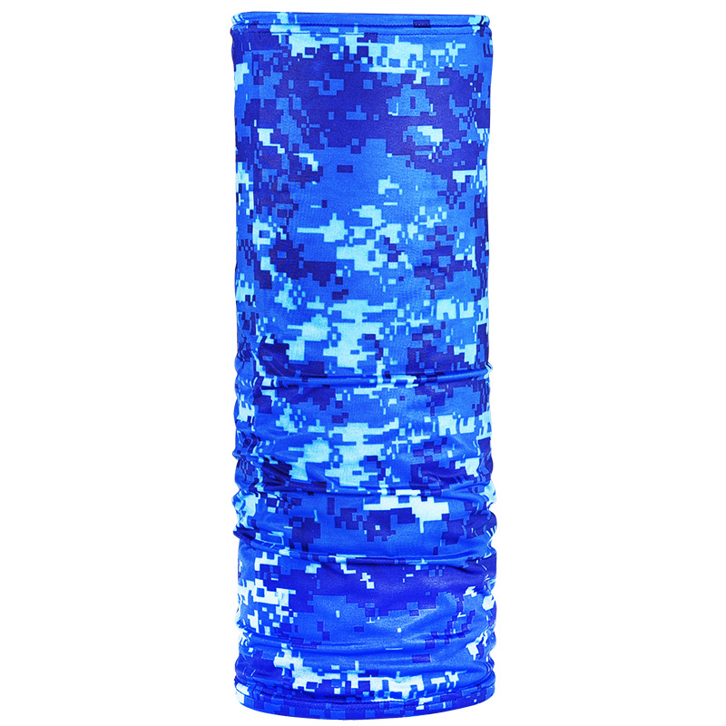 Seda de hielo de verano bufanda mágica deportes al aire libre camuflaje protección solar máscara de montar bufanda delgada cabeza cubierta cuello de secado rápido