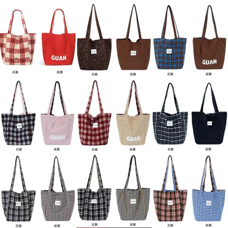 2026 Autumn and Winter New Style Bag with Double-Sided Woolen Plaid Pattern, Fashionable and Versatile, Large-Capacity Leopard Print Bag for Women 2026 Autumn and Winter New Style Bag with Double-Sided Woolen Plaid Pattern, Fashionable and Versatile, Large-Capacity Leopard Print Bag for Women