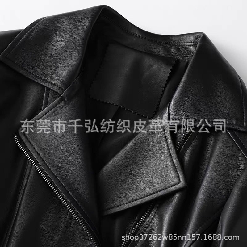 安 琪拉PU皮革面料服装夹克皮 鸡皮绒布底0.7MM厚 手套腰带肤感革