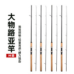 加长软木把碳素路亚竿M调直柄枪柄鱼竿3米1.8米钓鱼竿大物路亚竿