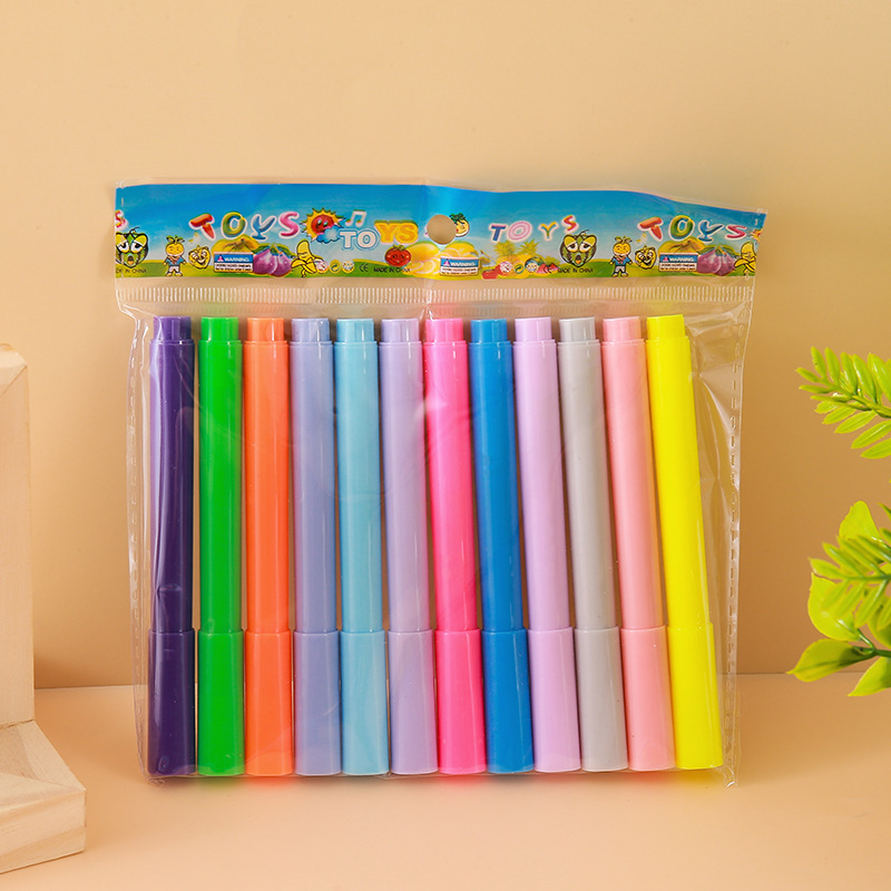 Retro color macarón de alta capacidad estudiantes marcadores de color marcadores de clase marcadores de color mayoristas