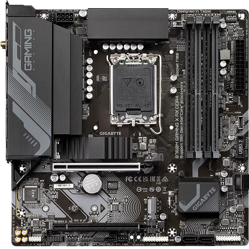 Игровая материнская плата Magic Eagle B760M Gaming X AX DDR4 E-sports (B760/LGA 1700)