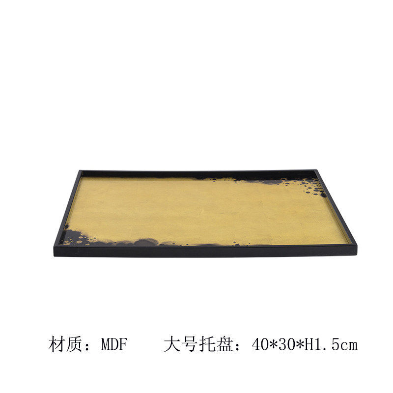 India importa simple estilo europeo de aluminio martillo plateado bandeja rectangular decoración de mesa de té de sala de estar bandeja de almacenamiento decoración image 29