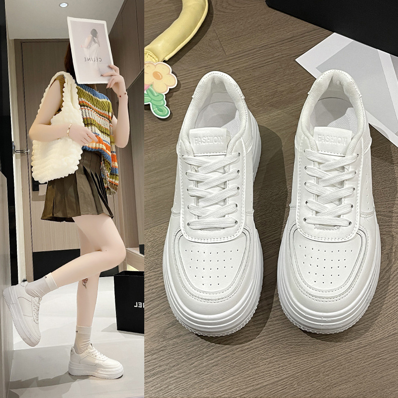Trendy Women's Running Shoes With Thick Sole For Height Increase_voghion.com