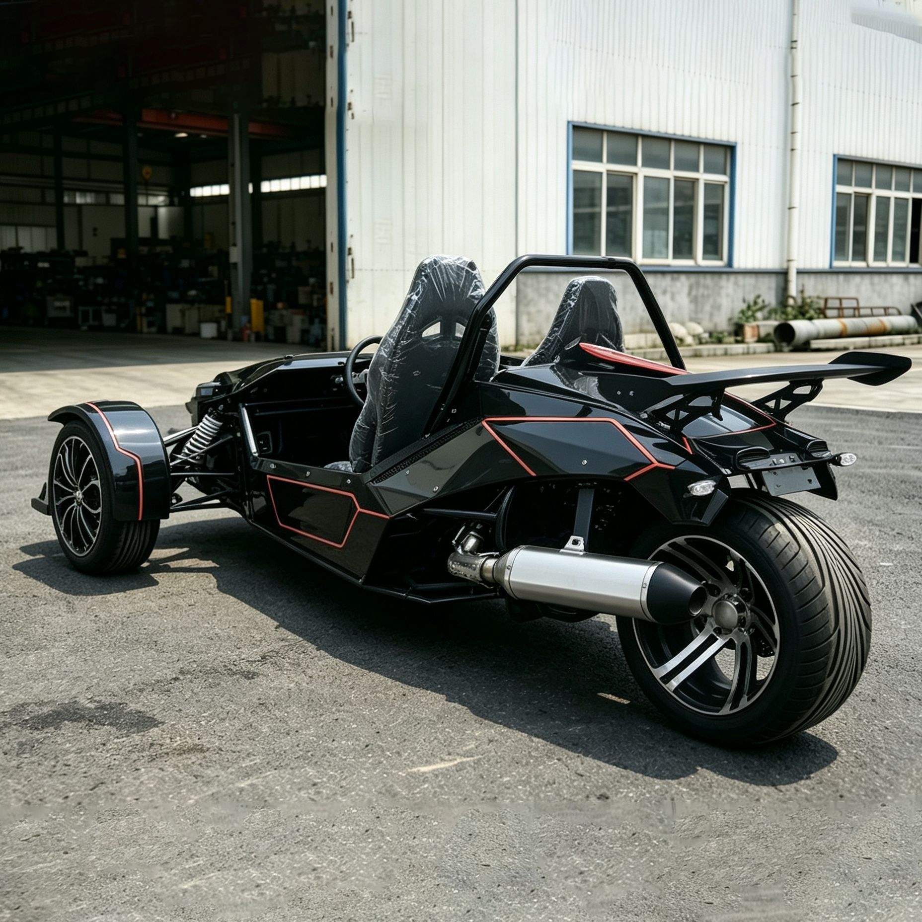 Triciclo Invertido Deportivo Convertible de Hierro y Plástico para Todo Terreno y Alquiler en Parques image 3