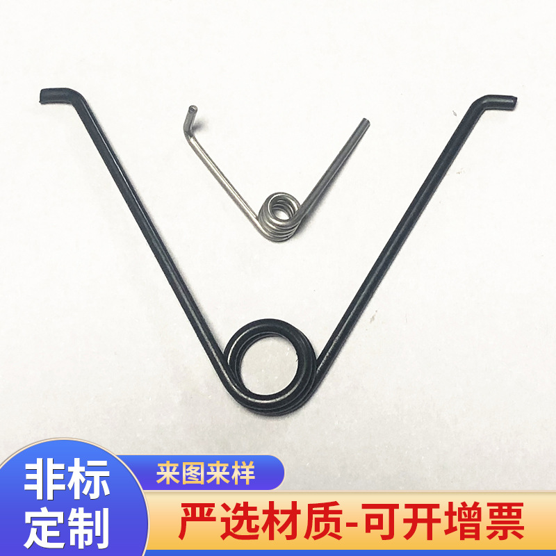 各种弹簧汽车扭转弹簧大小扭力弹簧V型旋转弹簧双扭弹簧夹子弹簧