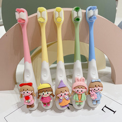 Cute girl princess series 1-6-12 years old children's ten thousand hair brush soft hair infant baby toothbrush manufacturer wholesale