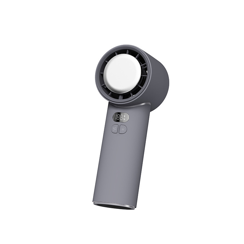 新型手持ち高速ファン100速無変速USB充電デジタル半導体冷凍携帯小型ファン|undefined