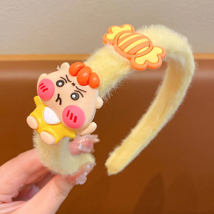 Nuevo conejo horquilla diadema chica linda princesa tocado pelo bebé paquete niños felpa diadema de dibujos animados