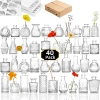 Set flower-shaped, 40 pieces, small vase