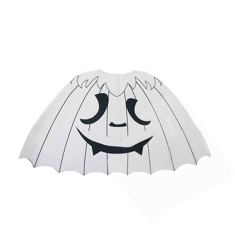 Capa de calabaza de Halloween fiesta europea y americana fantasma femenino bruja cosplay disfraz para adultos con sombrero capa