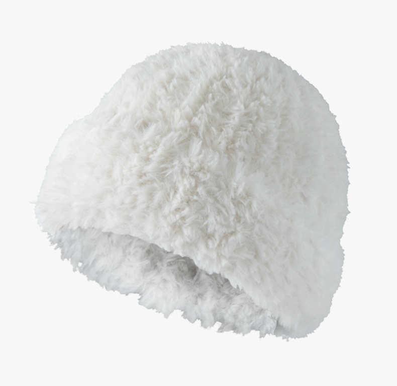 Grand bandeau chaud en peluche pour enfants, protection des oreilles d'hiver, ample, empilé, polyvalent, tricoté, visage montrant un petit chapeau en laine, nouvelle collection automne et hiver_voghion.com