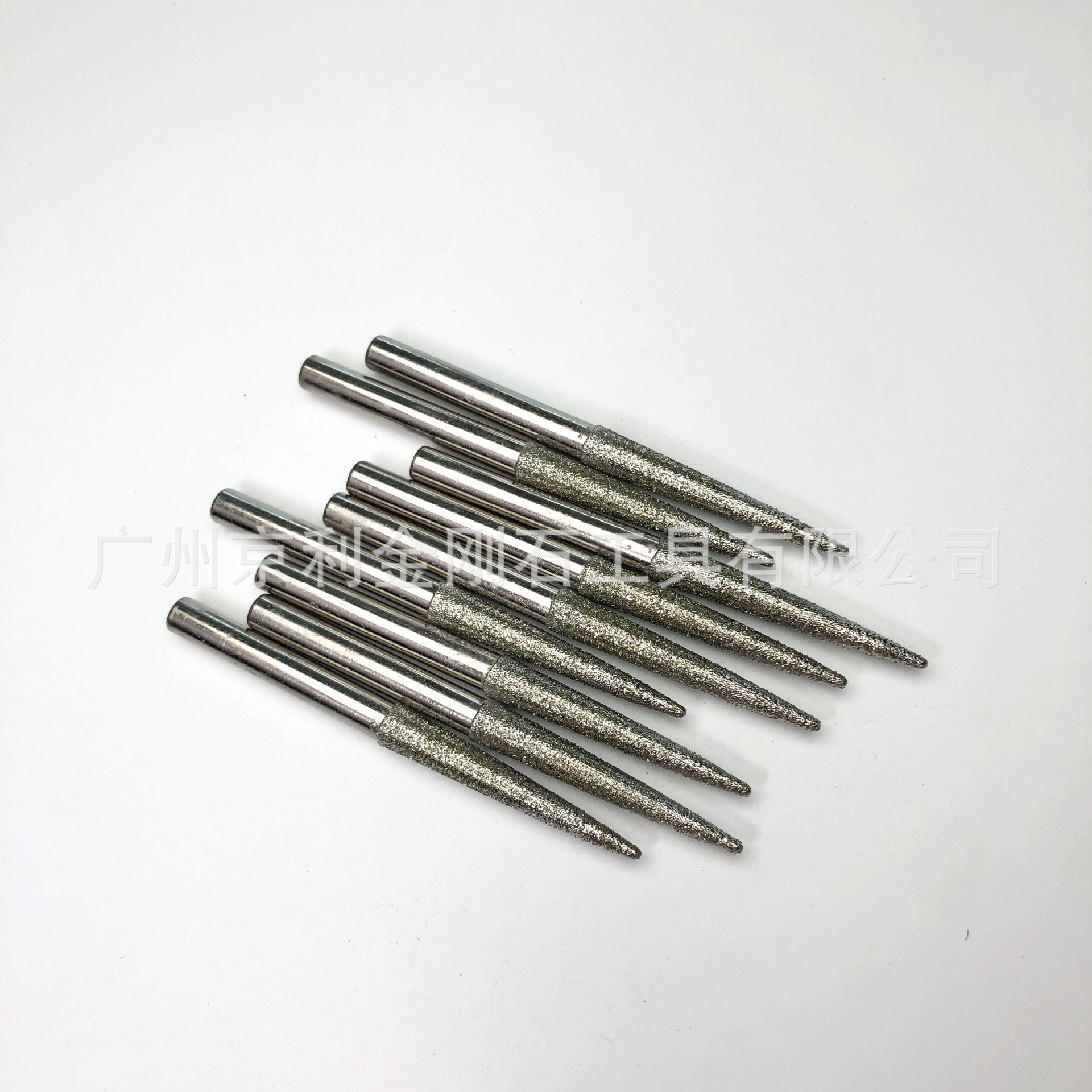 6杆40沙长电脑雕刻针圆雕立体专用开粗数控玉雕刀具针锥度球头刀