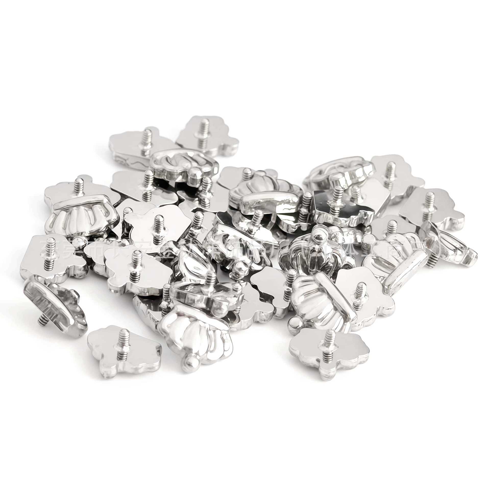 F136 Titanium Smooth Crown Internal Thread Earrings Nose Nails Lip Nails - Body Piercing Jewelry detail image 7