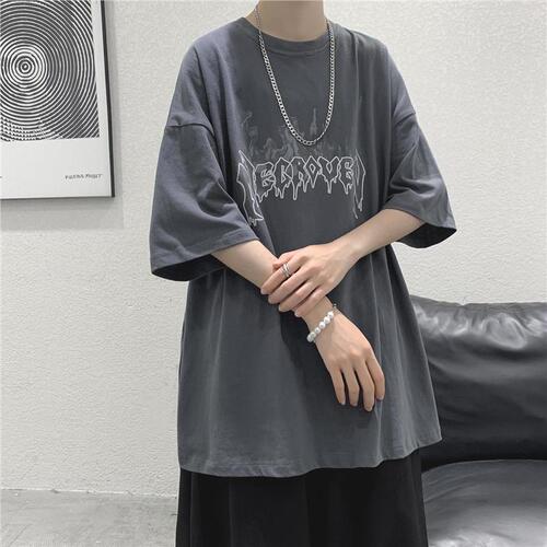 Heavyweight T-shirt for Men and Women, Design-Savvy, Niche, Summer Trend, Short-Sleeve, Streetwear Brand, High-End, American Style
