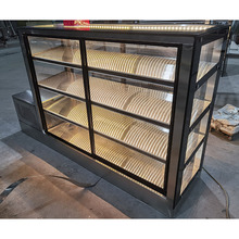 枝頭香三輪車餐車冷藏櫃展示櫃商用保鮮櫃直冷推拉門玻璃展示櫃台