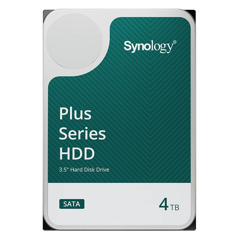 Сетевое хранилище NAS Synology, специализированный механический диск CMR вертикальный интерфейс SATA 3,5