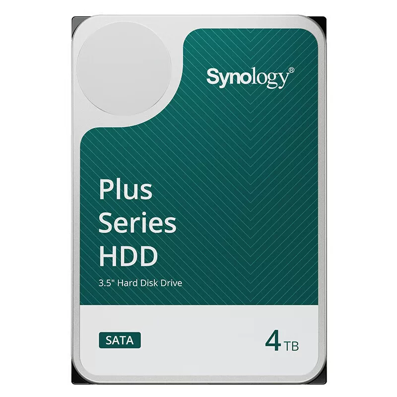 Сетевое хранилище NAS Synology, специализированный механический диск CMR вертикальный интерфейс SATA 3,5
