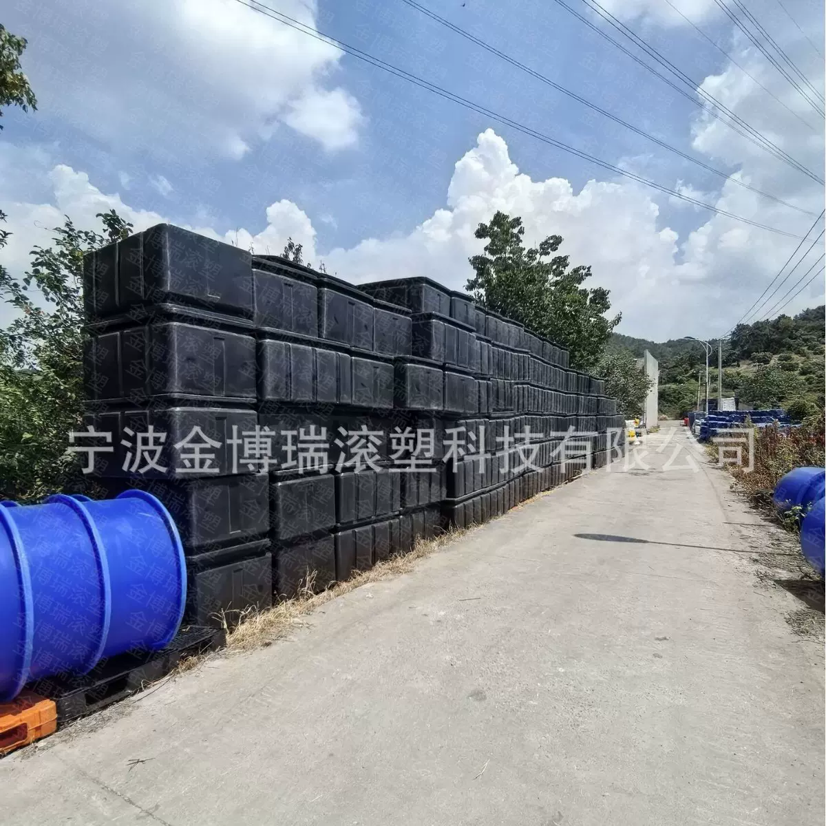 金博瑞 海上浮桶浮球 加厚定制 水上漂浮房屋 游客中心游船邮轮码