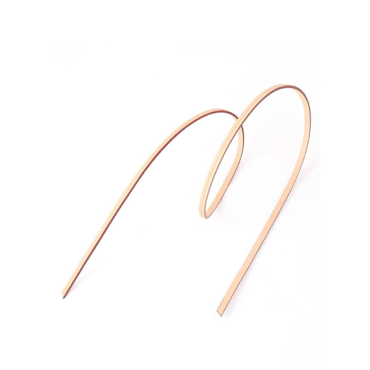 Medium drawstring 92cm discolored leather