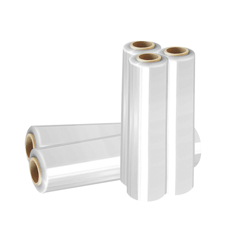 FUENTE de suministro directo de fábrica de tela PE película Termocontraíble alta cerveza transparente embalaje exterior película de cartón fábrica al por mayor