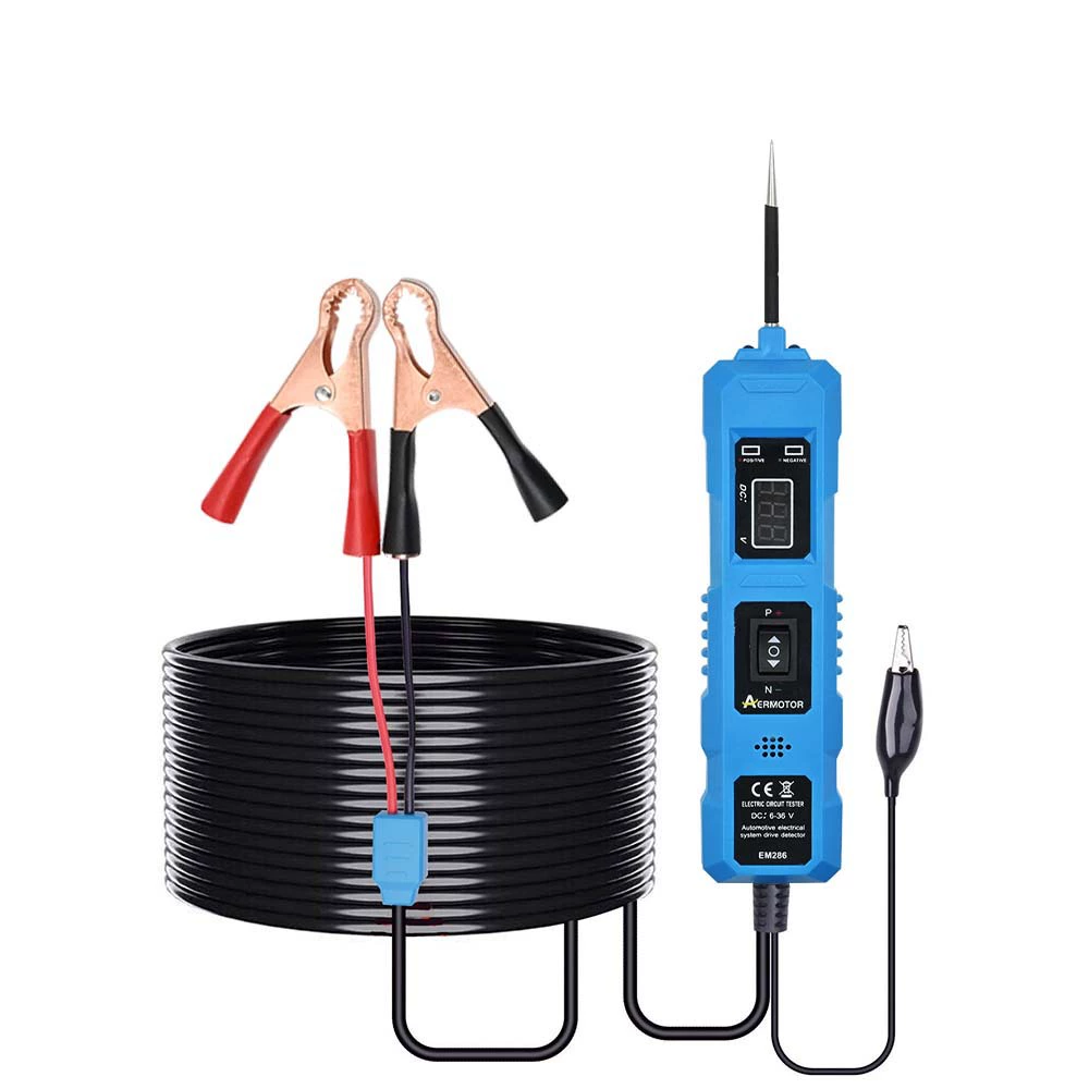 EM285 Тестер электрической системы Тестер автомобильной цепи 6-36V Тестер