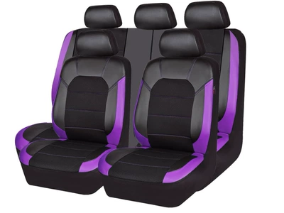Foreign Trade Car Seat Cover, Universal seat cover - purple-2-piece-set-single-seat-in-front-row