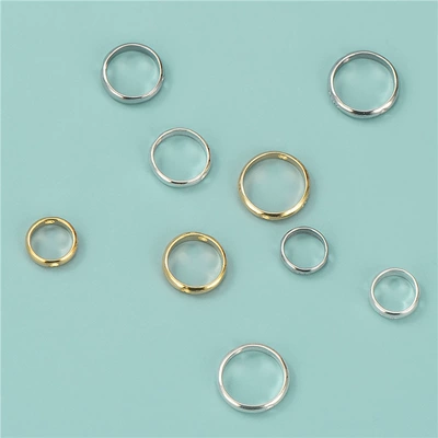Zərgərlik ara hissələri Round Hollow Bead DIY