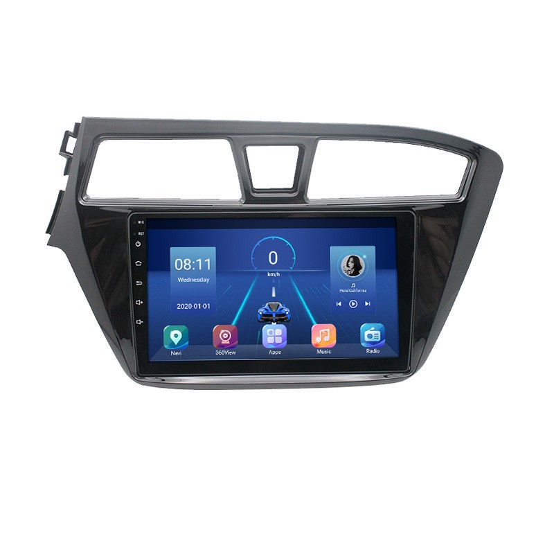 Aplicable a 15-17 moderno I20 Android reproductor de navegación MP5 Radio 4 + 64 incorporado Carplay
