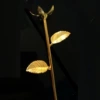 Golden leaf flower rod