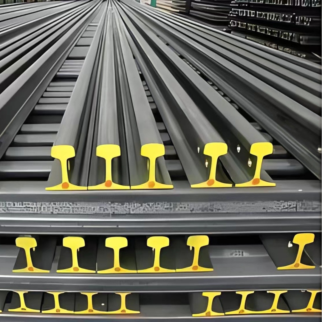 24kg轻轨30kg钢轨38KG重轨43火车轨道50kg轨道60N钢轨QU70钢轨