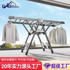 家庭用バルコニー物干しラック床置き設置不要折りたたみ物干しラック寝室厚手の衣類乾燥ラック取り外し可能