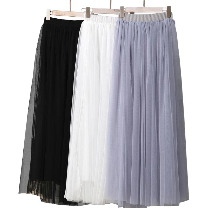 アンドロメダのスカートのガーゼのスカートの中の長いガーゼのスカートの新型のスカートの長いガーゼの半身のスカートの春夏の女性の半身のロングスカート