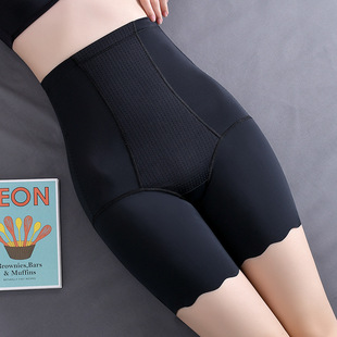 High Waist Large Size Postpartum Abdominal Pants Base Safety Underwear Women's Hip-lifting Breathable Leg Graphene Seamless Shaping Pants