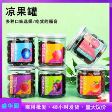 蓝莓凉果加州西梅甘草桃肉李果嘉应子冰糖杨梅半边梅罐装休闲