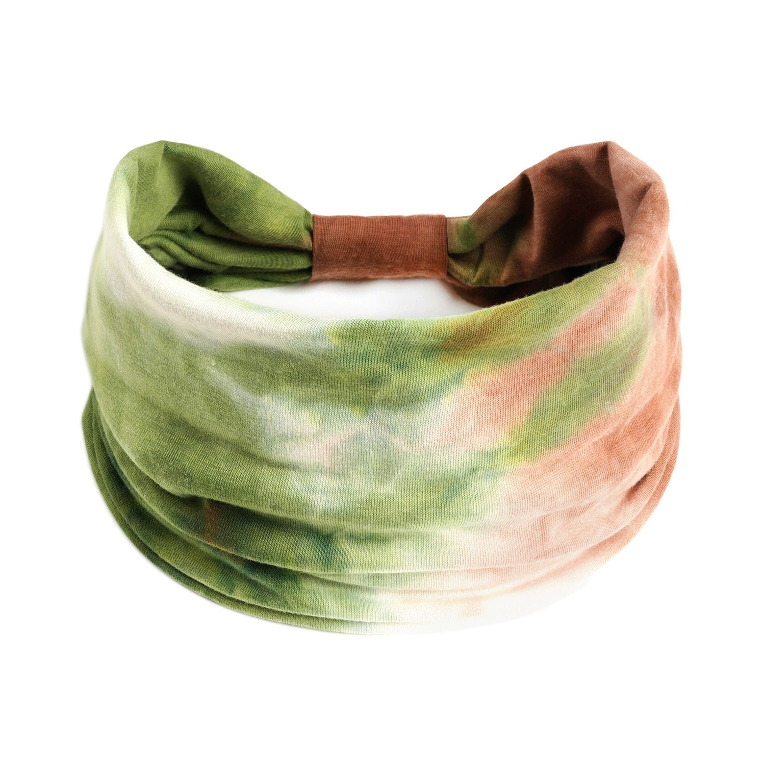 Europa y América nueva impresión elástica deportiva correa de cabello damas banda ancha correa de cabello turbante retrógrado joyas para el cabello de yoga