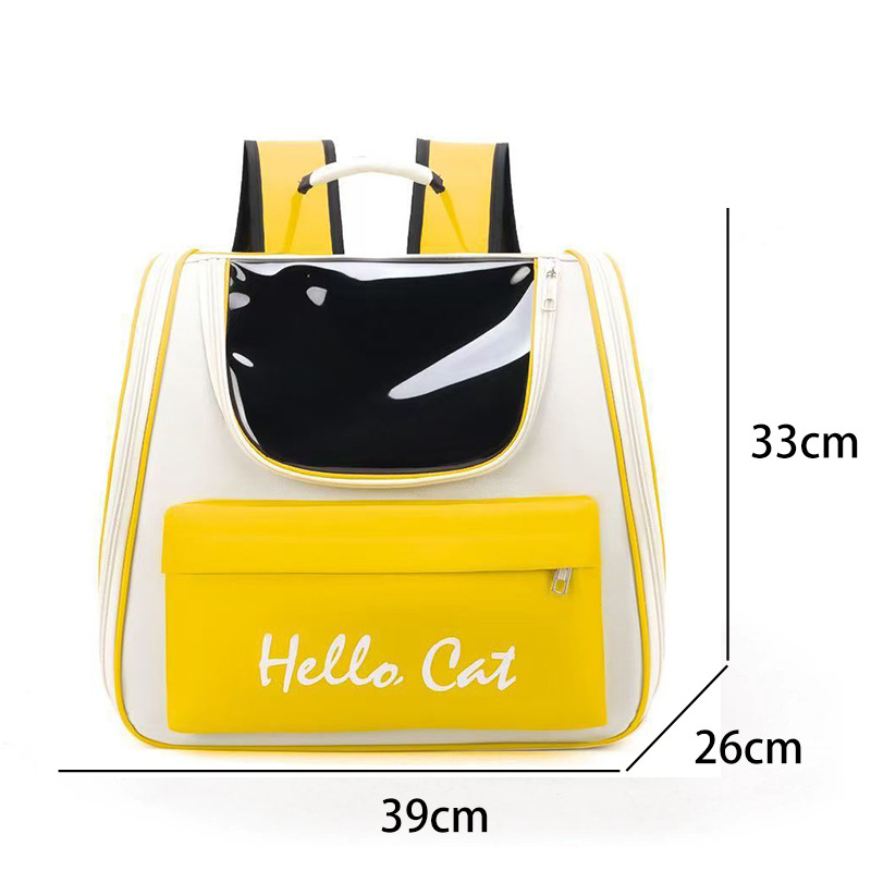 Mochila para gatos, cápsula espacial, cuatro estaciones, bolsa de mascotas portátil, mochila transparente para gatos, perros, hombros para gatos, artículos para mascotas