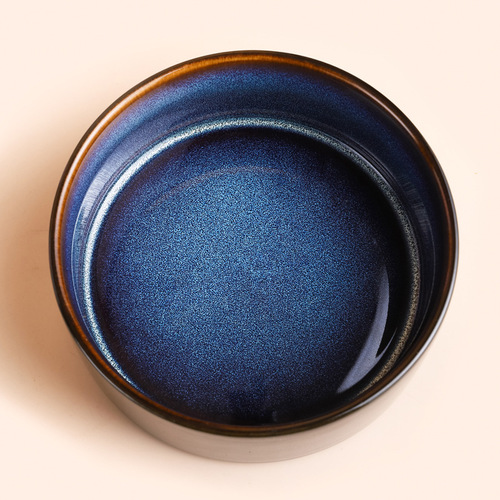 Ceramic cat bowl, cat food bowl, dog bowl, dog bowl, drinking bowl, food bowl, cervical vertebra protection pet supplies, ceramic double cat bowl