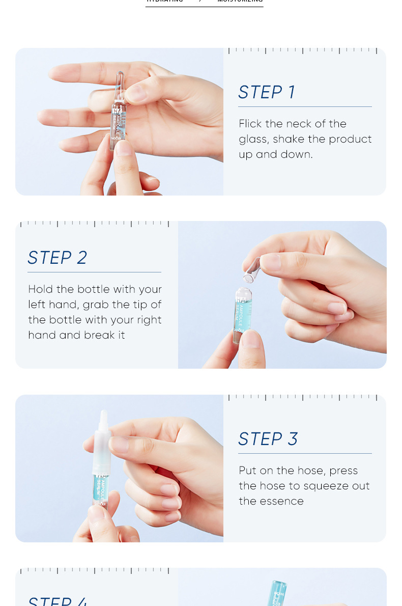 SADOER hyaluronic acid moisturizing ampoule essence cross-border export factory direct sales