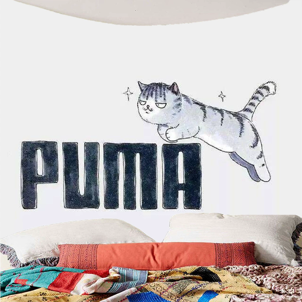 (Кросс-граница) милый гобелен, кот