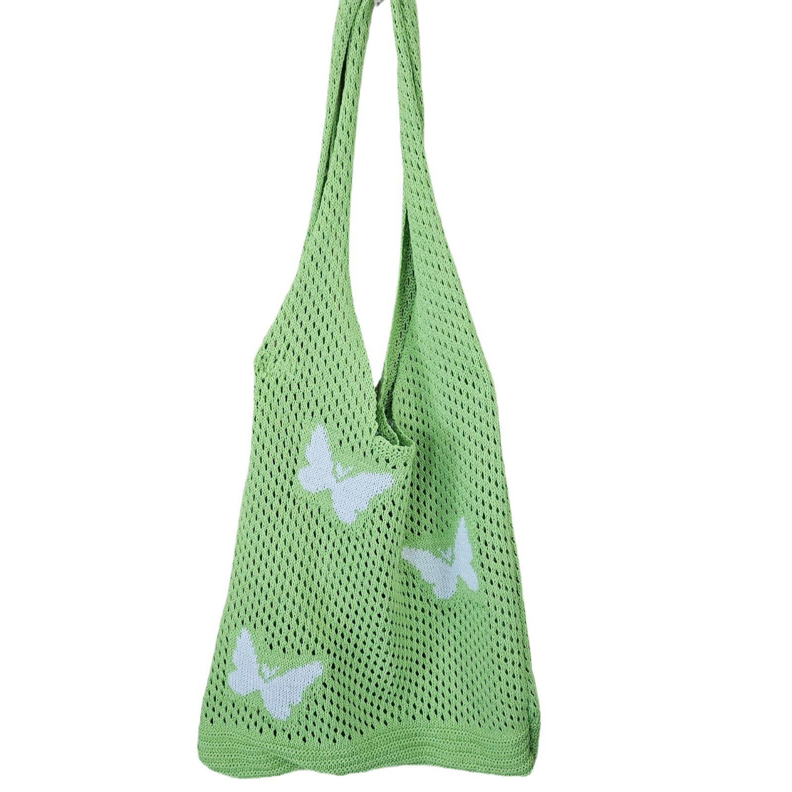Bolso Tote Tejido Calado de Gran Capacidad de Poliéster Diseño Tejido para Uso Diario image 11