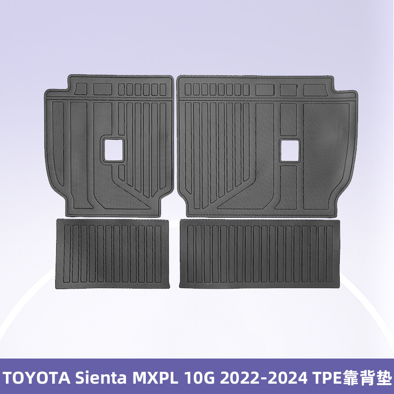 Es adecuado para TOYOTA Sienta MXPL10G 2022 - 2024 timón derecho 3D todo el tiempo TPE almohadilla de pie