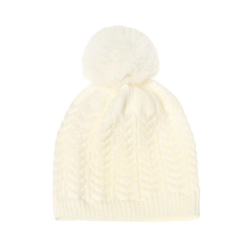 Cappello lavorato a maglia con palline di lana per bambini, autunno e inverno, specifico per la piattaforma_voghion.com