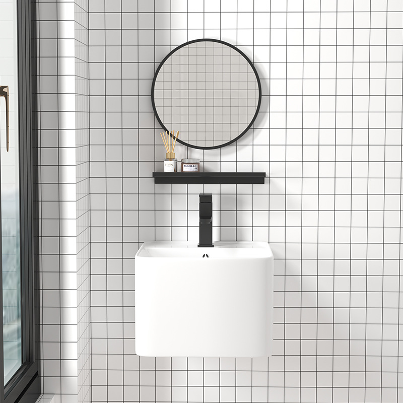 lavabo tipo pared lavabo cerámico pequeño lavabo lavabo doméstico mini lavabo colgante