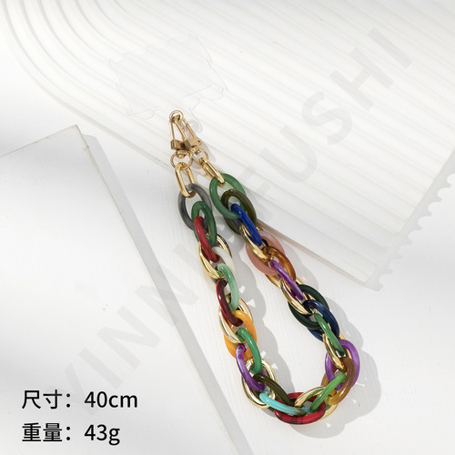 Ins Acrylic Tote Phone Chain, Internet Star Creative Fashion Phone Case, Phone Chain, Bag Accessory, Trendy Wholesale