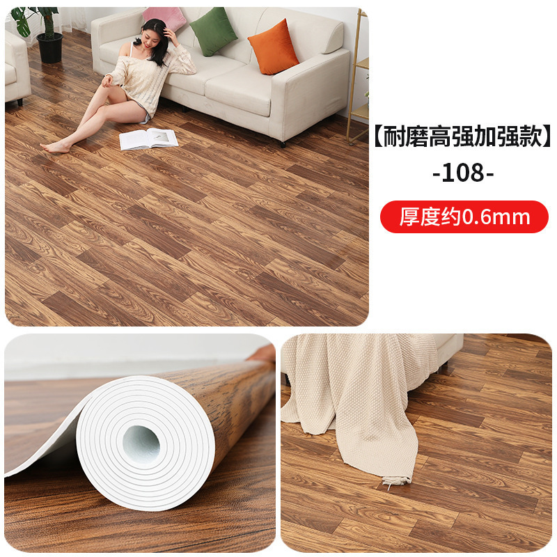 Gran área de alfombra dormitorio a prueba de agua a prueba de humedad casa piso de cama comercial suelo de cuero de cemento piso de pavimentación directa